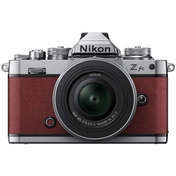 Nikon Zfc Mirrorless Camera with 16-50mm f/3.5-6.3 Lens (Crimson Red)