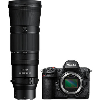Nikon Z8 Mirrorless Camera with 180-600mm f/5.6-6.3 Lens