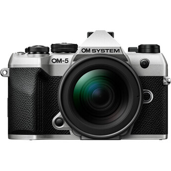 OM SYSTEM OM-5 Mark II Mirrorless Camera with 12-45mm f/4 Lens (Silver)