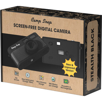 Camp Snap 2 Screen-Free Digital Camera (Stealth Black) — thumbnail 11