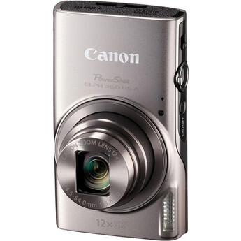 Canon PowerShot ELPH 360 HS A Digital Camera (Silver) — thumbnail 3