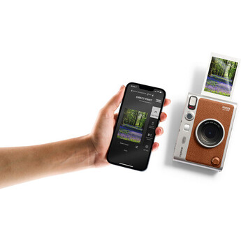 Fujifilm INSTAX MINI EVO Hybrid Instant Camera (Brown) — thumbnail 11