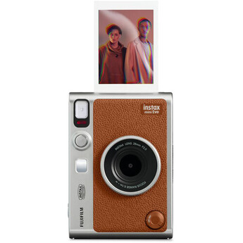 Fujifilm INSTAX MINI EVO Hybrid Instant Camera (Brown) — thumbnail 2