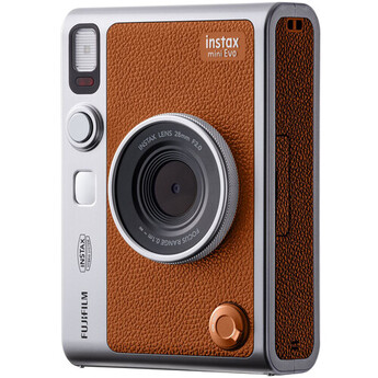 Fujifilm INSTAX MINI EVO Hybrid Instant Camera (Brown) — thumbnail 6