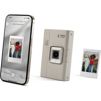 Fujifilm instax mini LiPlay+ Hybrid Instant Camera (Sand Beige) — thumbnail 15