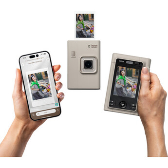 Fujifilm instax mini LiPlay+ Hybrid Instant Camera (Sand Beige) — thumbnail 23