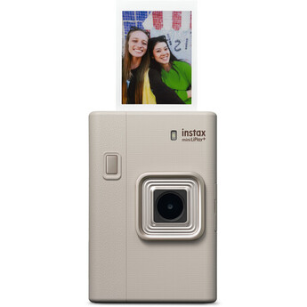 Fujifilm instax mini LiPlay+ Hybrid Instant Camera (Sand Beige) — thumbnail 6