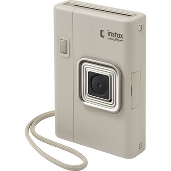Fujifilm instax mini LiPlay+ Hybrid Instant Camera (Sand Beige) — thumbnail 8