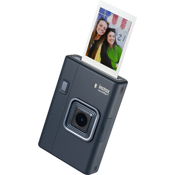 Fujifilm instax mini LiPlay+ Hybrid Instant Camera (Midnight Blue)