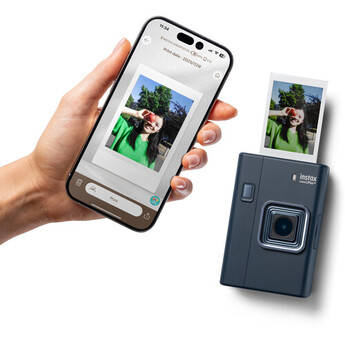 Fujifilm instax mini LiPlay+ Hybrid Instant Camera (Midnight Blue) — thumbnail 15