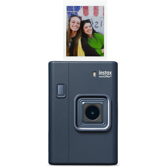 Fujifilm instax mini LiPlay+ Hybrid Instant Camera (Midnight Blue) — thumbnail 2