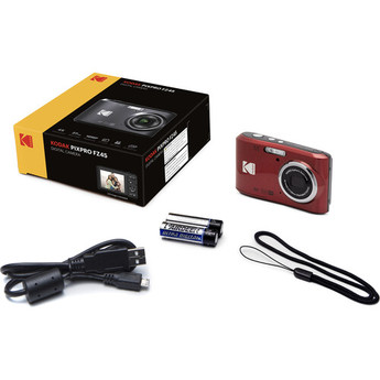 Kodak Pixpro FZ45 Digital Camera (Red) — thumbnail 3