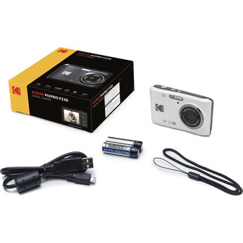 Kodak Pixpro FZ45 Digital Camera (White) — thumbnail 3
