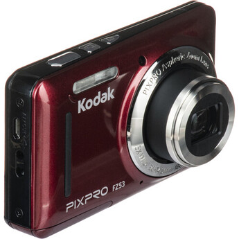 Kodak PixPro FZ53 Compact Digital Camera (Red), — thumbnail 10