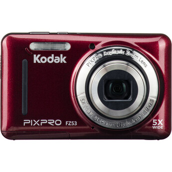 Kodak PixPro FZ53 Compact Digital Camera (Red), — thumbnail 7