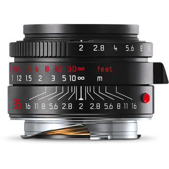 Leica Summicron-M 35mm f/2 ASPH. Lens (Black-Chrome Edition)