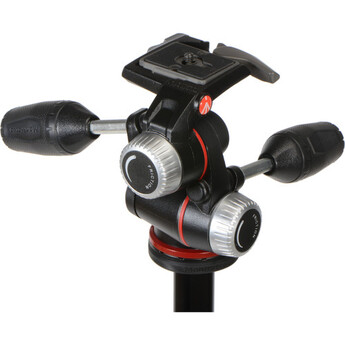 Manfrotto MK190XPRO3-3W Aluminum Tripod with 3-Way Pan/Tilt Head — thumbnail 2