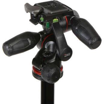 Manfrotto MK190XPRO3-3W Aluminum Tripod with 3-Way Pan/Tilt Head — thumbnail 8
