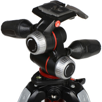 Manfrotto MK190XPRO4-3W Aluminum Tripod with 3-Way Pan/Tilt Head — thumbnail 2
