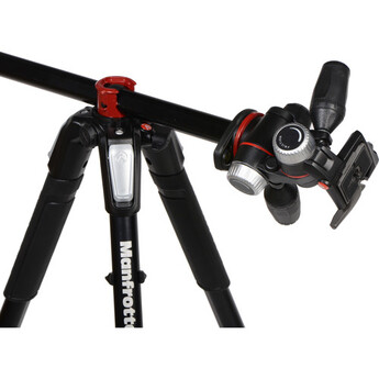 Manfrotto MK190XPRO4-3W Aluminum Tripod with 3-Way Pan/Tilt Head — thumbnail 6