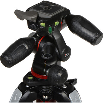 Manfrotto MK190XPRO4-3W Aluminum Tripod with 3-Way Pan/Tilt Head — thumbnail 8