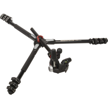 Manfrotto MK190XPRO4-3W Aluminum Tripod with 3-Way Pan/Tilt Head — thumbnail 9