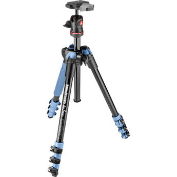Manfrotto BeFree Compact Travel Aluminum Alloy Tripod (Blue)