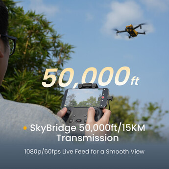 SKYROVER X1 Drone Combo (Yellow) — thumbnail 16