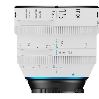 Irix 15mm T2.6 Cine Lens (Canon EF, White)