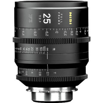 Nisi 25mm T2.1 F3 Prime Cinema Lens (PL Mount)