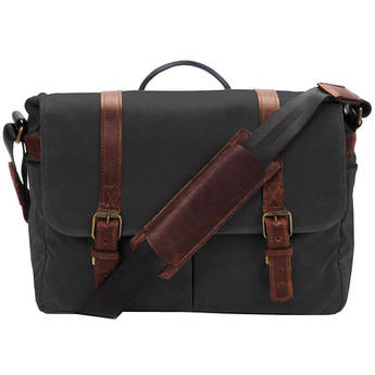 ONA Brixton Camera/Laptop Messenger Bag (Canvas, Black)