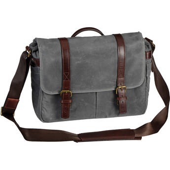 ONA Brixton Camera/Laptop Messenger Bag (Canvas, Smoke)