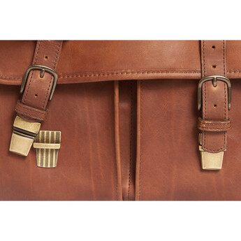 ONA Brixton Camera/Laptop Messenger Bag (Leather, Antique Cognac) — thumbnail 6
