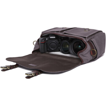 ONA Brixton Camera/Laptop Messenger Bag (Leather, Antique Cognac) — thumbnail 7