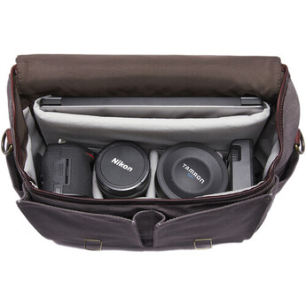 ONA Brixton Camera/Laptop Messenger Bag (Leather, Antique Cognac) — thumbnail 8