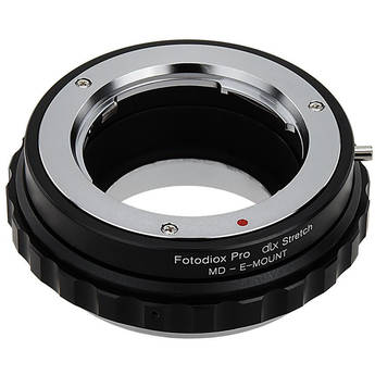 fotodiox Minolta MD Lens to Sony E-Mount DLX Stretch Adapter