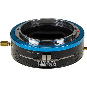 Fotodiox Pro TLT ROKR Tilt-Shift Adapter for Canon FD Lens to Sony E Camera