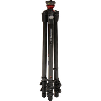 Manfrotto MVH500AH Fluid Head & 755CX3 MagFibre Tripod with Carrying Bag — thumbnail 16