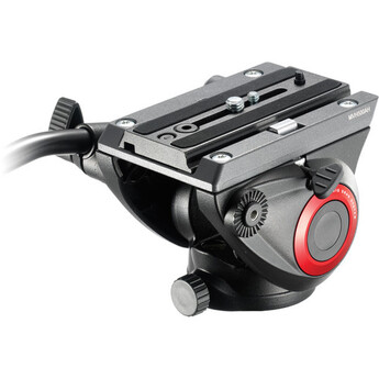 Manfrotto MVH500AH Fluid Head & 755CX3 MagFibre Tripod with Carrying Bag — thumbnail 5