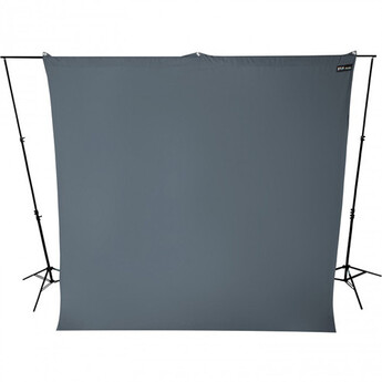 Westcott 9 x 10 Gray Wrinkle Resistant Backdrop — thumbnail 2
