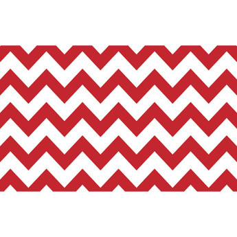 Savage Printed Background Paper (53" x 18, Red & White Chevron)