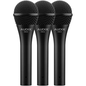 Audix OM2TRIO Handheld Hypercardioid Dynamic Microphone (3-Pack)