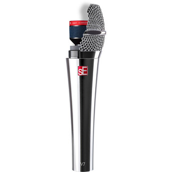 Se electronics V7 Handheld Supercardioid Dynamic Microphone (Chrome) — thumbnail 4