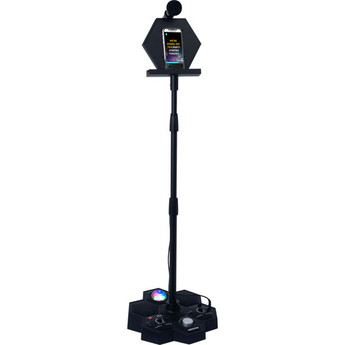 808 Audio Singsation Performer Deluxe Karaoke System with Stereo Wireless Speakers (Black)