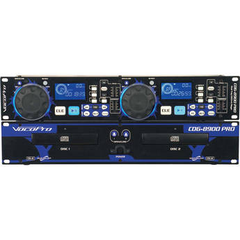VocoPro CDG-8900 PRO Professional Dual Tray CD / CD+G Player