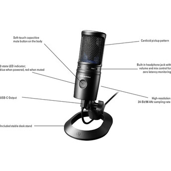 audio-technica AT2020USB-X Cardioid Condenser USB Microphone — thumbnail 24
