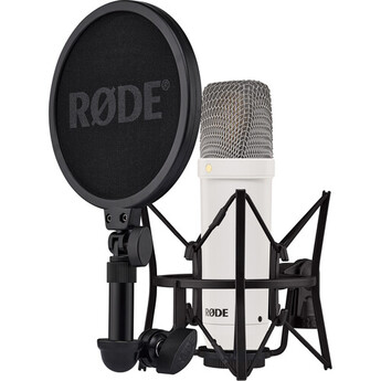Rode NT1 Signature Series Large-Diaphragm Condenser Microphone (White)