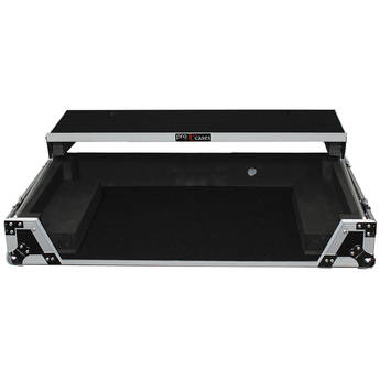 ProX Flight Case For Pioneer DDJ-SZ Controller with Laptop Shelf and Wheels (Silver on Black)