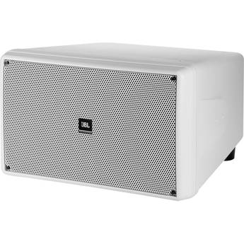 JBL COMPACT LOW PROFILE HI-PWR SUBWFR WHT