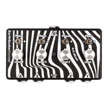 EarthQuaker Devices Four to One Mixer Compact 4-Channel Signal Mixer